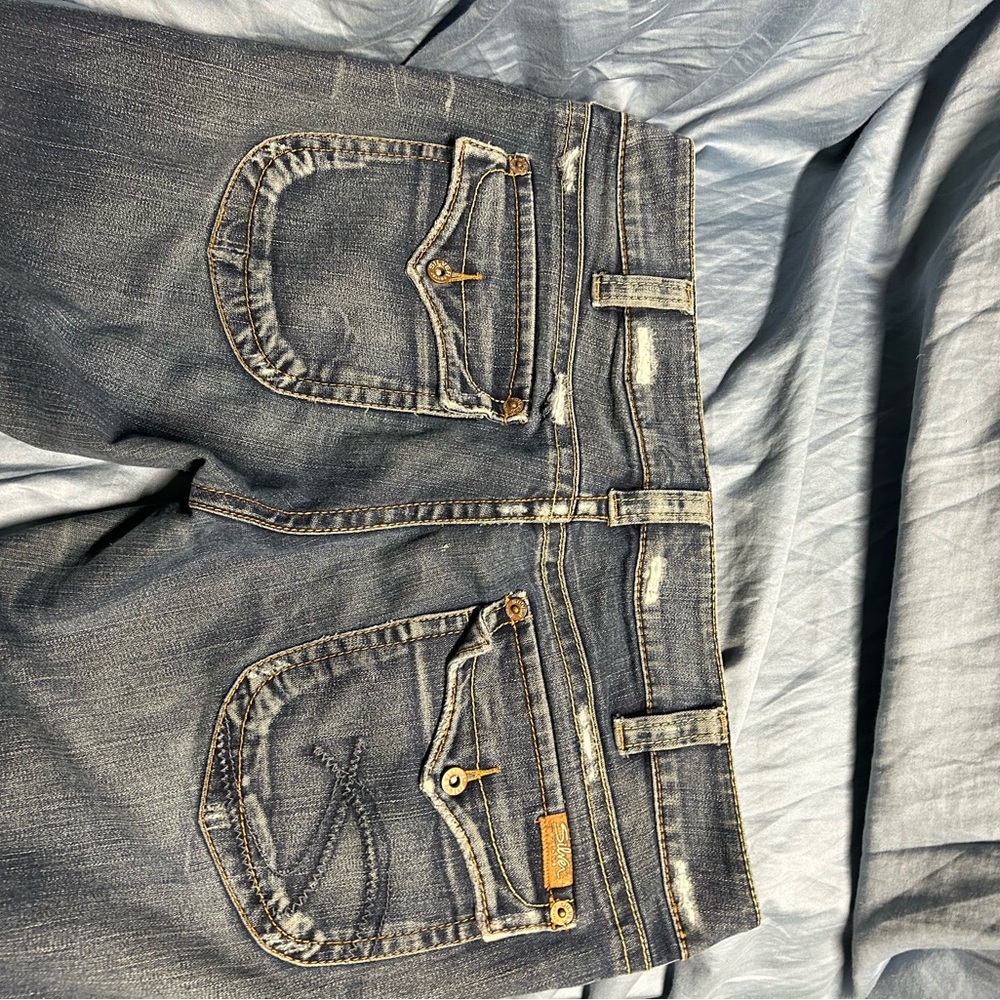 Silver jeans